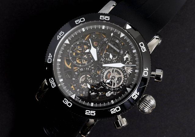Timemaster Chronograph Skeleton - CH-9043SB-BK