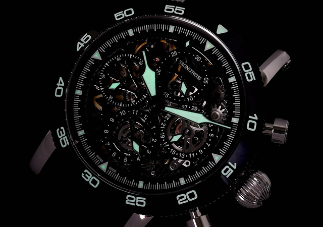Timemaster Chronograph Skeleton - CH-9043SB-BK
