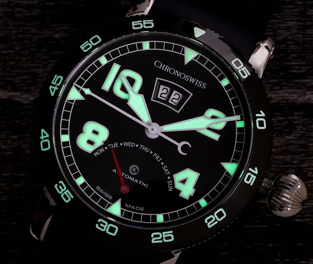 Timemaster Retrograde Day - CH-8143B-BK
