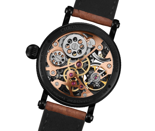 Flying Grand Regulator Skeleton Cowboy - CH-6725S-BKGO