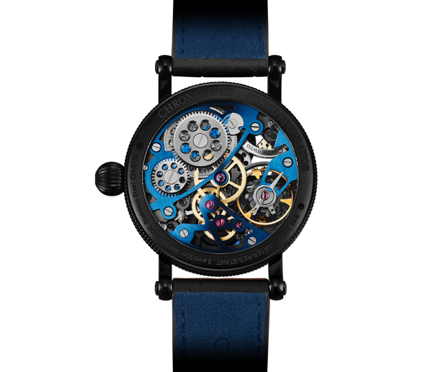 Flying Grand Regulator Skeleton Night Prowler - CH-6725S-BKBL