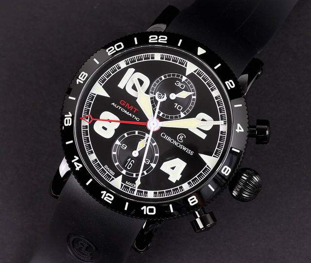 Timemaster Chronograph GMT DLC - CH-7555.1