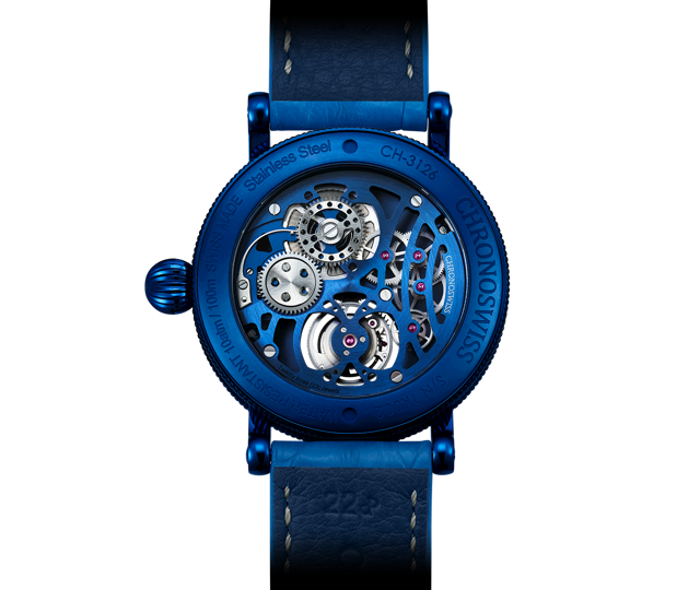 Open Gear Flying Tourbillon - CH-3126-BLBL