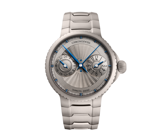 Pulse GMT Silver Guilloche - CH-4223TM-GR