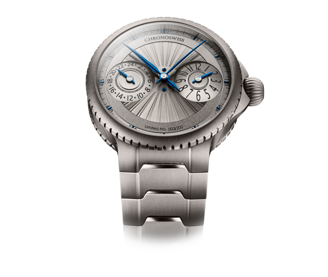 Pulse GMT Silver Guilloche - CH-4223TM-GR