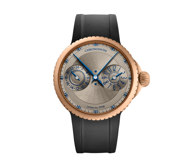 PULSE GMT Frosted Guilloche Gold - CH-4221RM-GR