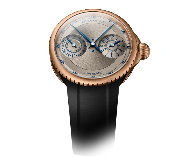 PULSE GMT Frosted Guilloche Gold - CH-4221RM-GR