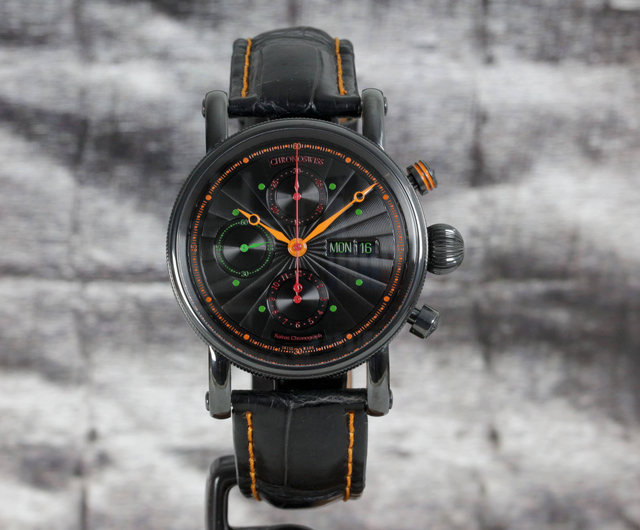 Chronograph Day Date DLC - CH-7545K-BK-DEU