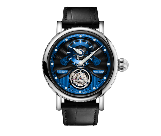 Open Gear Flying Tourbillon Meteorit - CH-3123-BKBL