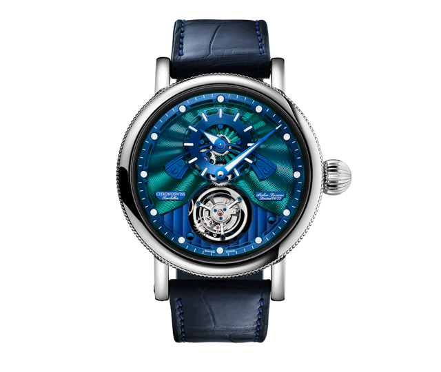 Open Gear Flying Tourbillon Paraiba - CH-3123-PABL