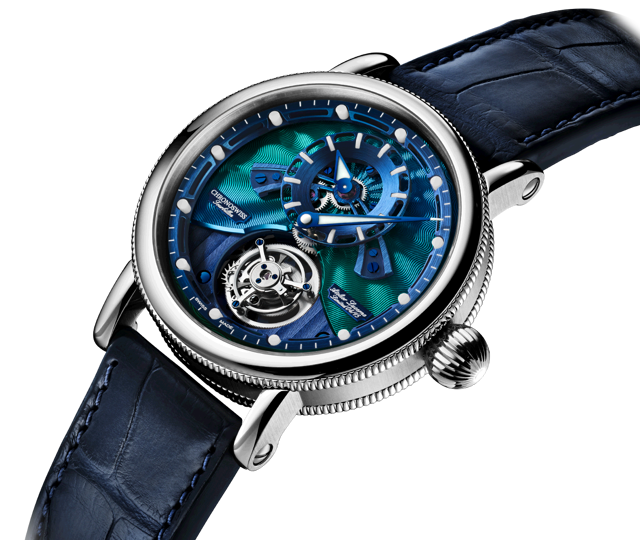 Open Gear Flying Tourbillon Paraiba - CH-3123-PABL