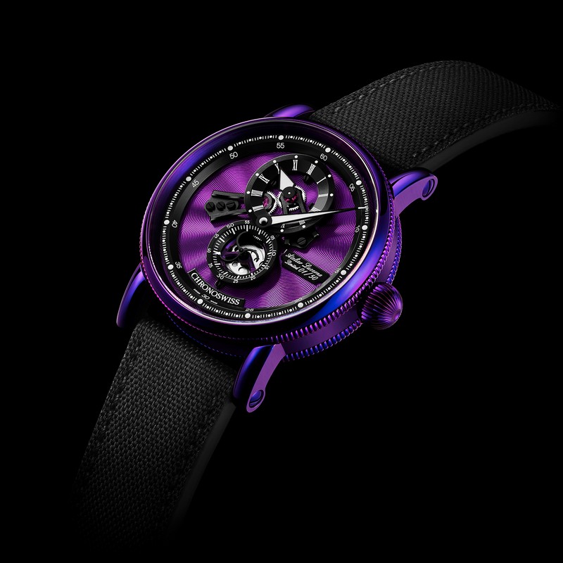 Fly high! Chronoswiss met sa Purple Haze sur orbite céleste