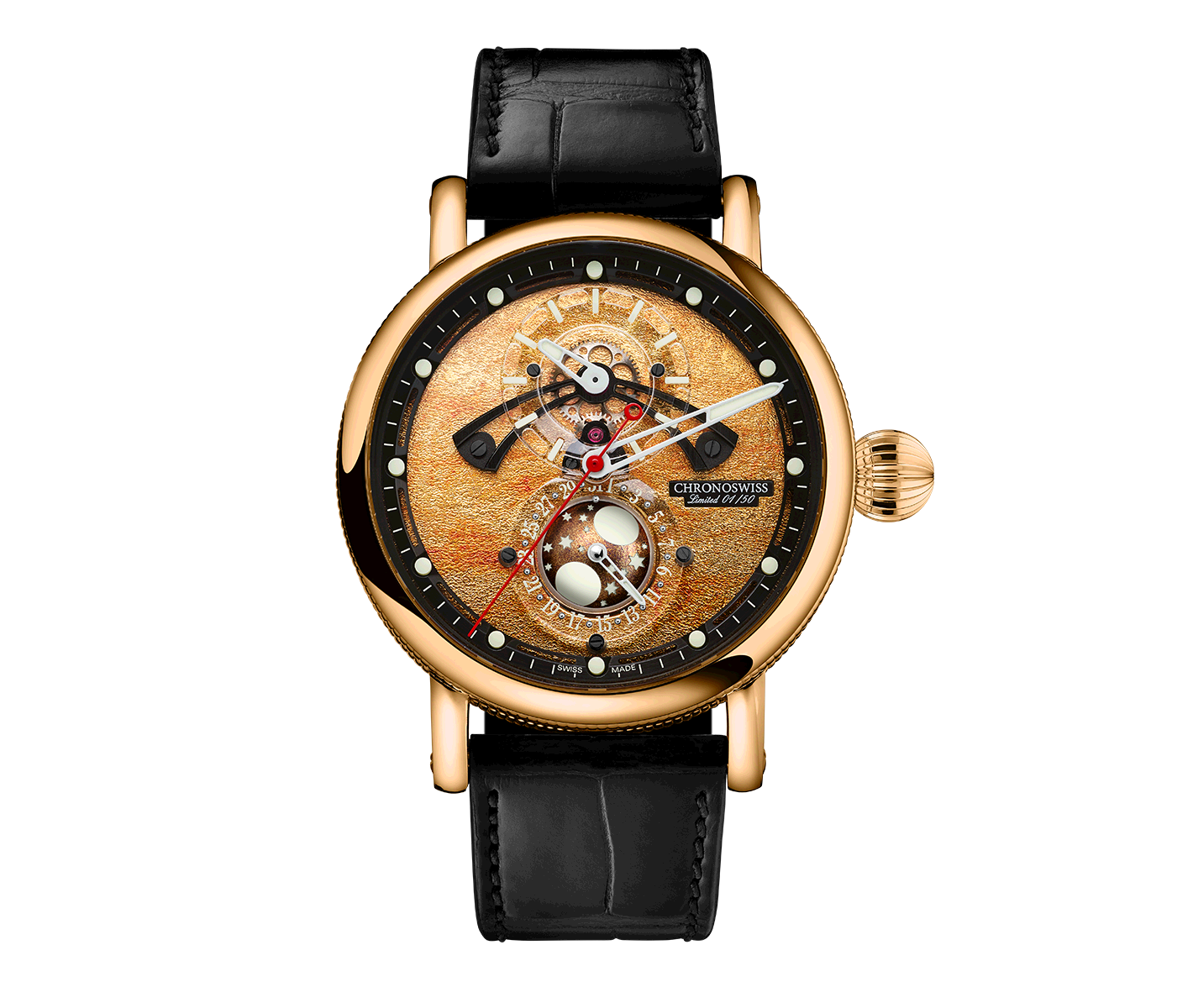 Space Timer Jupiter Gold | クロノスイス